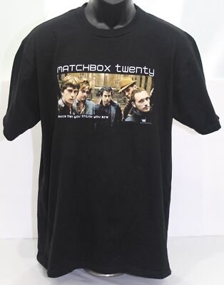 VTG Matchbox Twenty More Than You Think You Are T Shirt Large