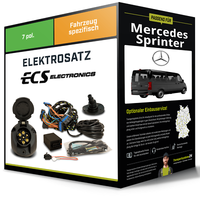 Elektrosatz 7-Pol Spezifisch für Mercedes Sprinter 06.2018-Jetzt Inkl. EBA