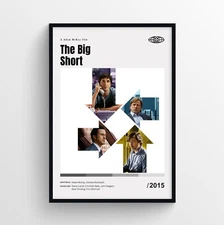 The Big Short Movie Poster Print, Wall Art - Unframed