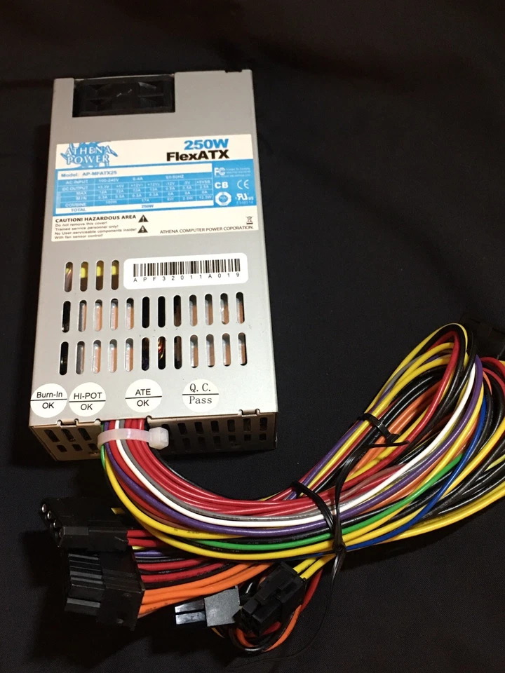 AP-MFATX25 Athena PC Computer 250W Flex ATX Mini-ITX/ 1UITX PFC Power Supply New - Image 3 of 4