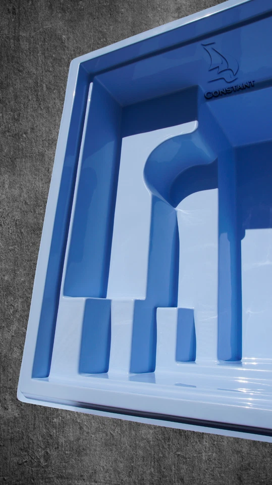 GFK Pool Eclipse 6,5 x 3 x 1,5 Hersteller Einbaubecken Fertigpool Schwimmbecken - Bild 2 von 4