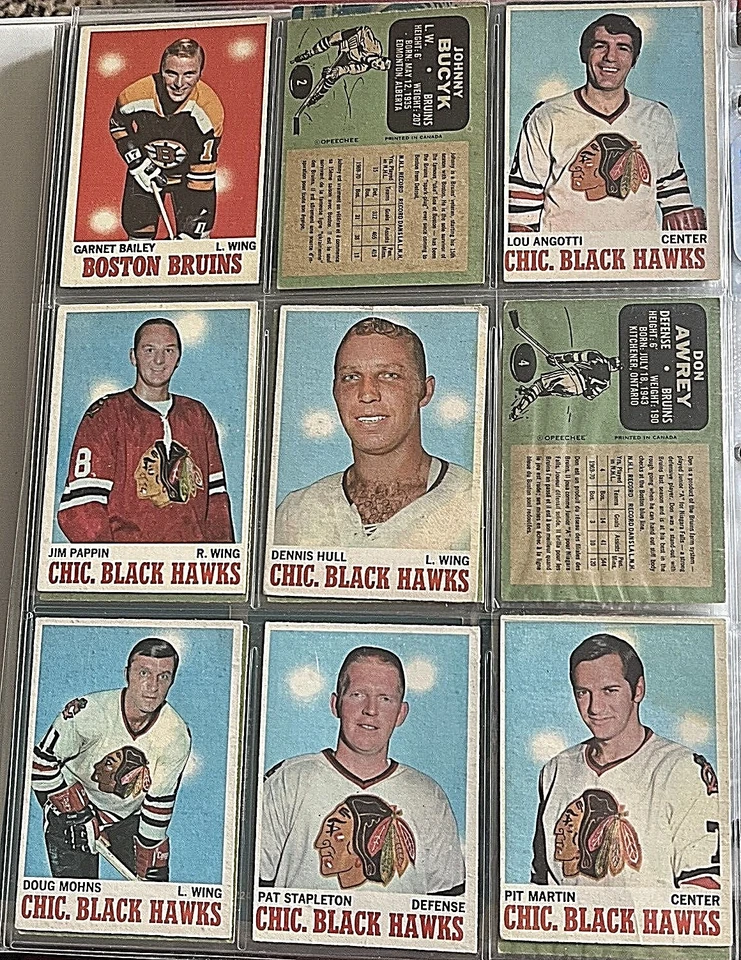 1970-71 O-PEE-CHEE HOCKEY U PICK SINGLES-70/71 OPC-Mixed grade EXC-L@@K! - Image 2 of 4