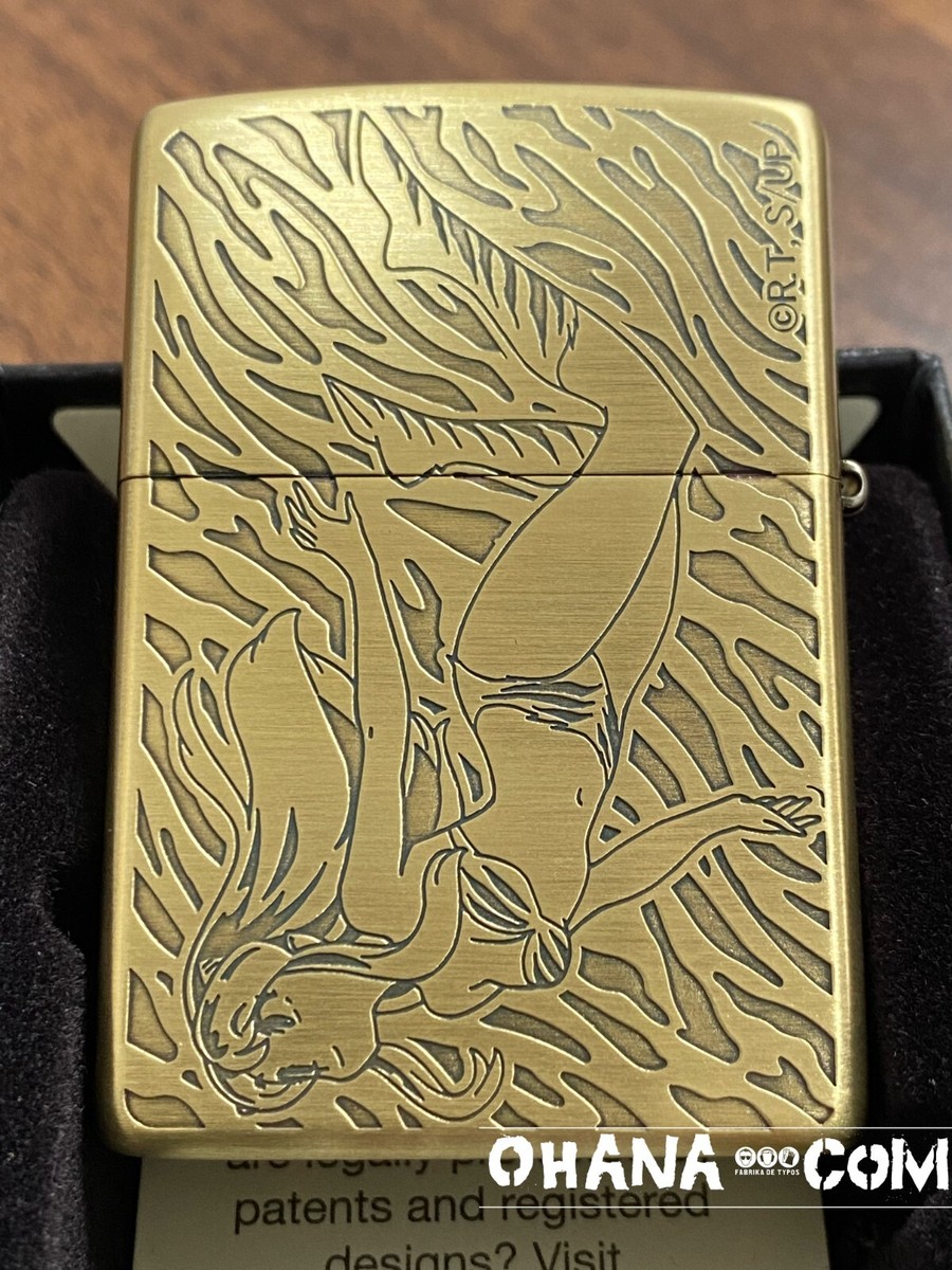Zippo oil lighter Urusei Yatsura Gold Brass Ram-chan Anime JP | eBay