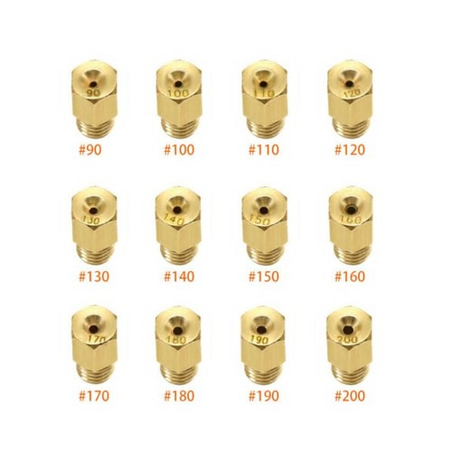 12x Carb Main Jets For Mikuni VM22,VM24,VM26,VM30/VM32/VM34/VM44 Pit