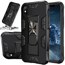 For iPhone 11 Pro 6 6s 7 8 Plus XS Max XR X Case Kickstand Shockproof Ring Cover