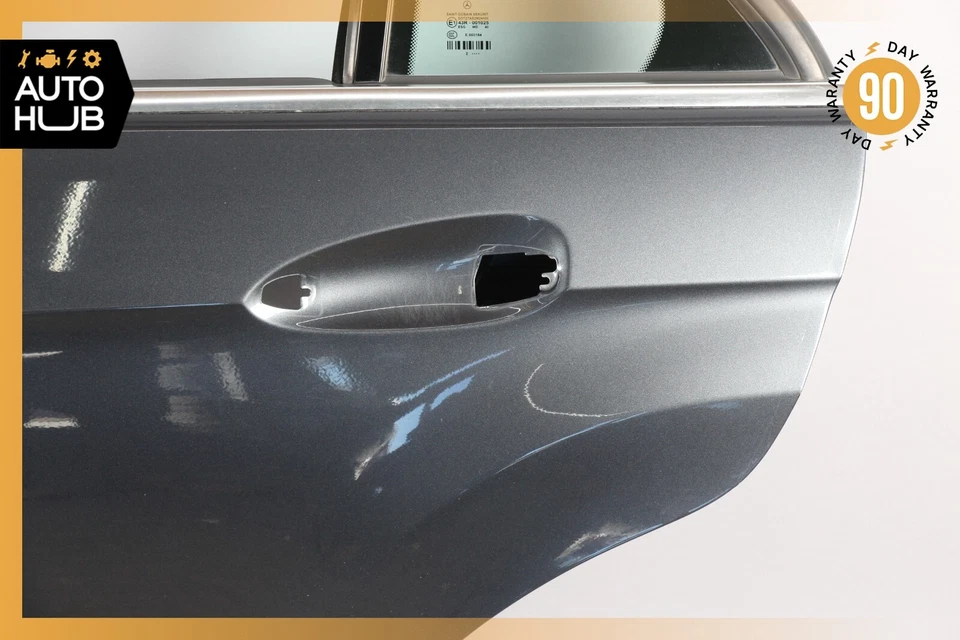 10-13 Mercedes W212 E550 E250 E400 Puerta Trasera Izquierda Lado del Conductor Carcasa Gris OEM Foto 4 de 4