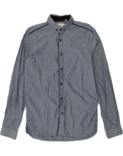 JACK & JONES Mens Premium Shirt Small Grey Cotton AF41 - Picture 1 of 3