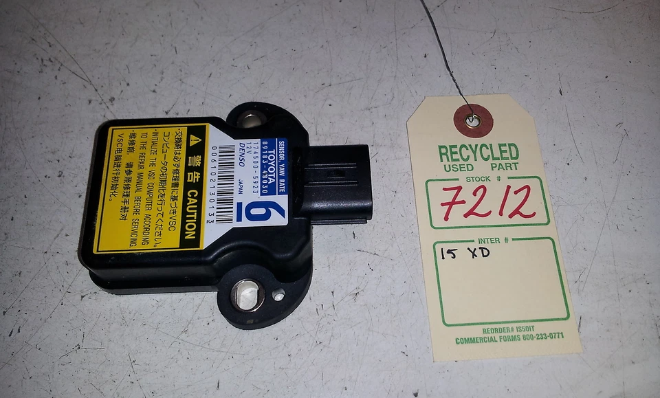 Sensor de velocidad Scion xD YAW 2012 OEM 89183-48030 #7212 Foto 2 de 4