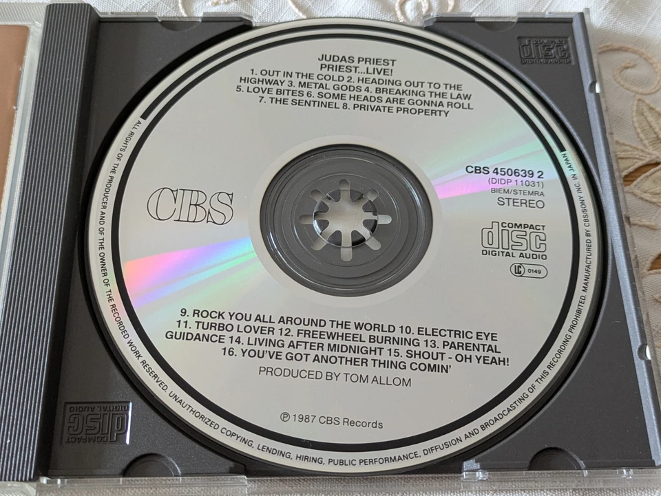 JUDAS PRIEST - Priest ... Live - 1987 Heavy Metal Hard Rock Out in the cold - Bild 2 von 4