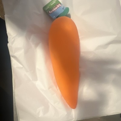 Toymendous Carrot Squeeze Ball Gel Orange Green Environmentally Friendly 571245