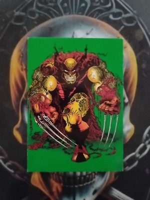 1992 Wolverine from then till now Series 2 Marvel Trading Card #5 Aging