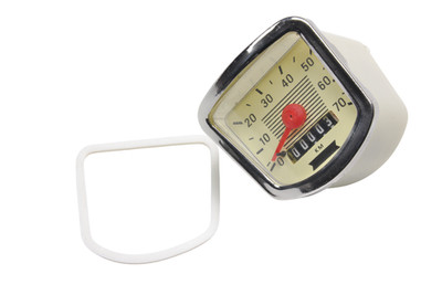 Tachometer passend für NSU Quickly und andere Mofas 70 km/h mit Gummidichtung