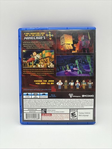 Minecraft: Story Mode, disco Season Pass - (Sony PlayStation 4, 2015) - Foto 2 di 4