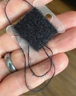 troutbum soft chenille black leech yarn (for tying mini leeches sizes 16-14-12)