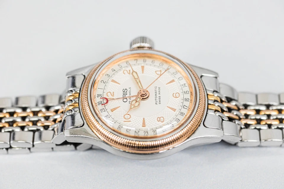 No Tariffs **NEAR MINT** ORIS Big Crown Pointer Date 7464 Automatic 27mm Women's - Image 4 of 4