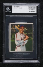 1950 Bowman Harry Walker #180 BGS Authentic Altered 0q3