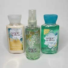 Bath Body Works MAGIC IN THE AIR Fragrance Mist, Lotion, Gel 3 oz Travel Set