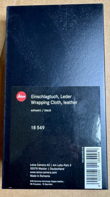 Leica 18549 Leather Wrapping Cloth