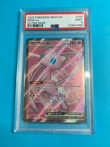 Mew ex graded PSA 9 for sale on eBay