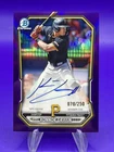 Konnor Griffin 2026 Topps Bowman Baseball On Card Auto Purple Refractor /250