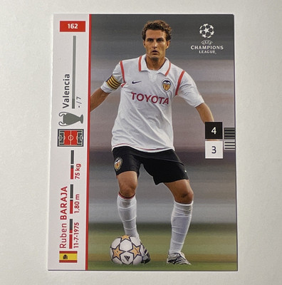 Panini UEFA Champions League 2007-2008 Ruben Baraja #162 Valencia