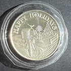 SilverTowne 2013 Happy Holidays Mailbox Christmas 1oz Troy .999 Silver Round