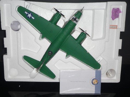 B-26 MARAUDER Shark Mouth WWII USAAF Bomber Plane 1/48 Franklin Mint B11E765 - Picture 4 of 21