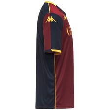 Pennant (banderin) Genoa Vs Roma - Match Worn ? Non, Mais Fanion Officiel De Match