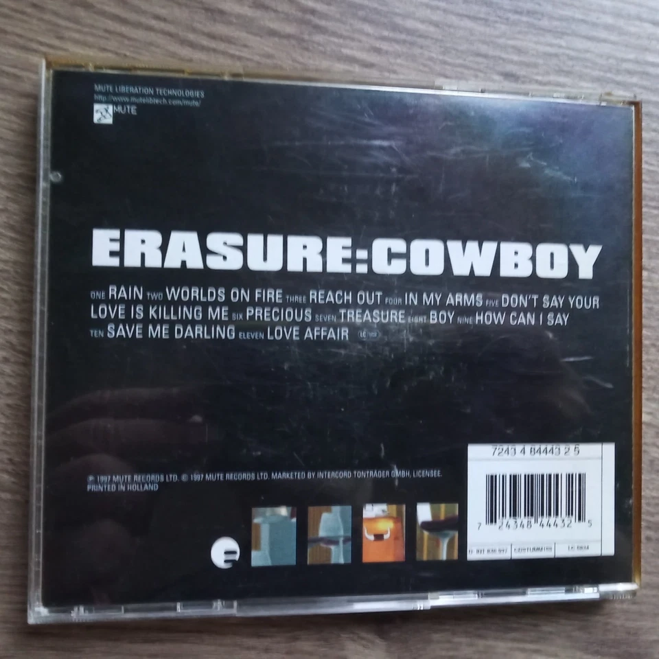 Erasure - Cowboy - CD 1997 Mute - Bild 2 von 2