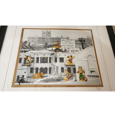 Disney Silly Symphony Limited Edition Enamel Pin Set Studio Days Mickey Minnie