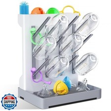 WillMall Baby Bottle Drying Rack: Vertical Space Saving Large Bottles Holder