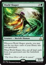 Moderate Play, English MTG Regular World Shaper Rivals of Ixalan Magic the Gathe
