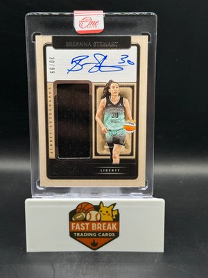 2025 Panini One and One Breanna Stewart #JA-BST Jersey Patch 30/99 (JRSY Match)