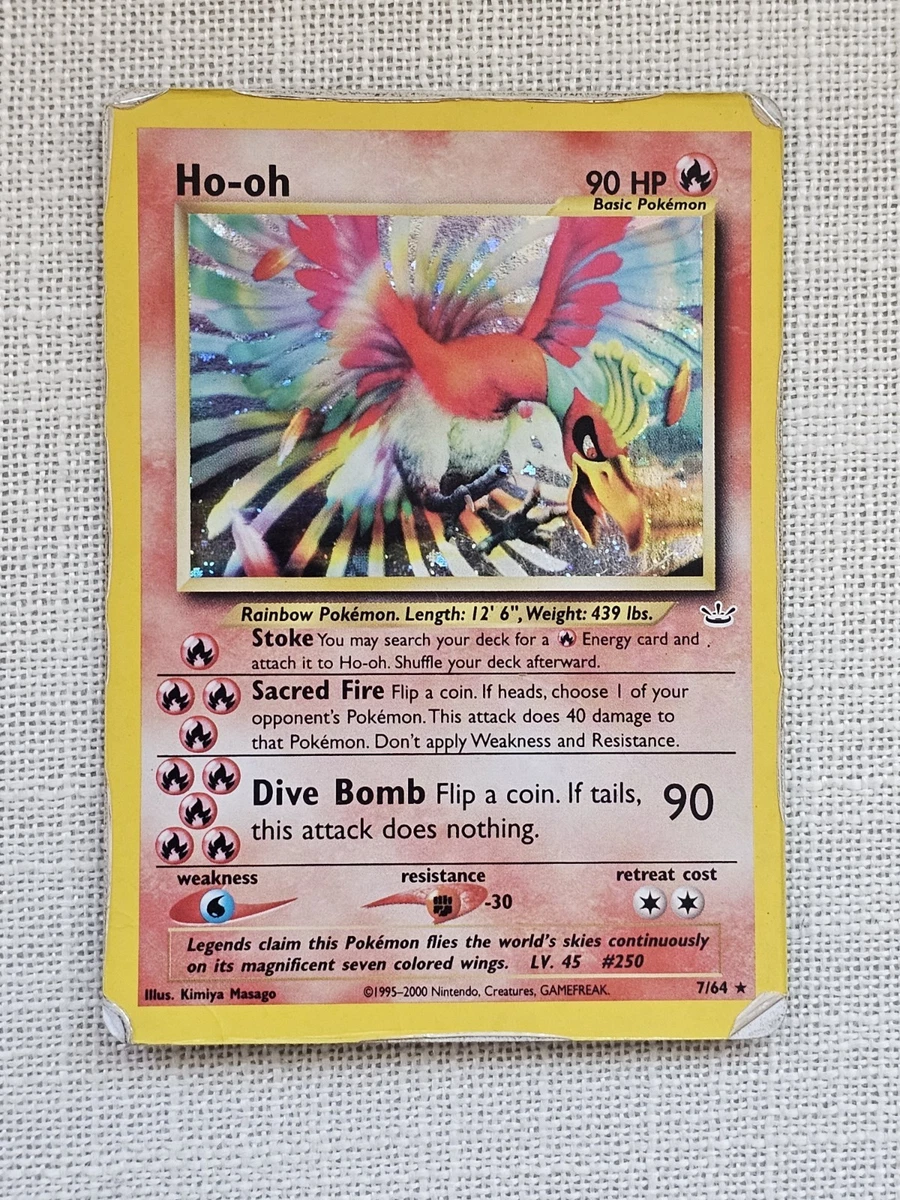 25+ Ho-Oh Pokémon TCG Neo Revelation Individual Collectible Card