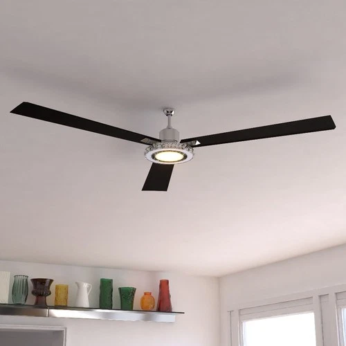 Clara 1-Light Ceiling Fan in Contemporary Style 17 Inches Tall and 52 Inches - Picture 3 of 8