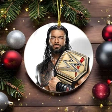 Roman Reigns Christmas Ornament - Celebrity Ornament Gifts for Fans