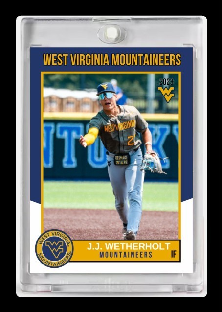 2023 JJ Wetherholt NCAA Futures Stars Rookie Card  SP2 West Virginia Mountainers