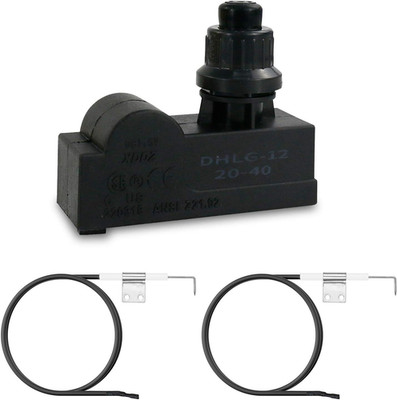 Uniflasy Push Button Grill Ignitor 2 Outlet Electronic Igniter Kit for Charbroil