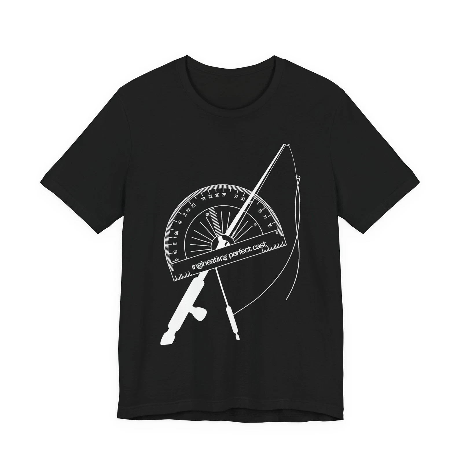 Engineer Fishing Shirt Calculating The Perfect Cast Funny Engineering Tee