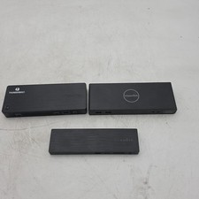 Lot of 3 VISIONTEK Dual Display / USB-C Docking Station