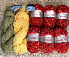 Lot Schoeller Stahl  Hobby kids Color Superwash Wool Berroco WEEKEND Cotton Yarn