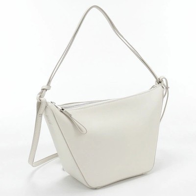 LOEWE Shoulder Bag Hobo Bag Mini 2Way Hammock White