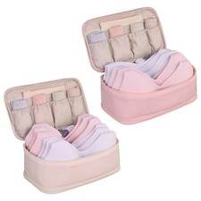 Spacious Travel Underwear Storage Bag for Socks and Accessories Organization