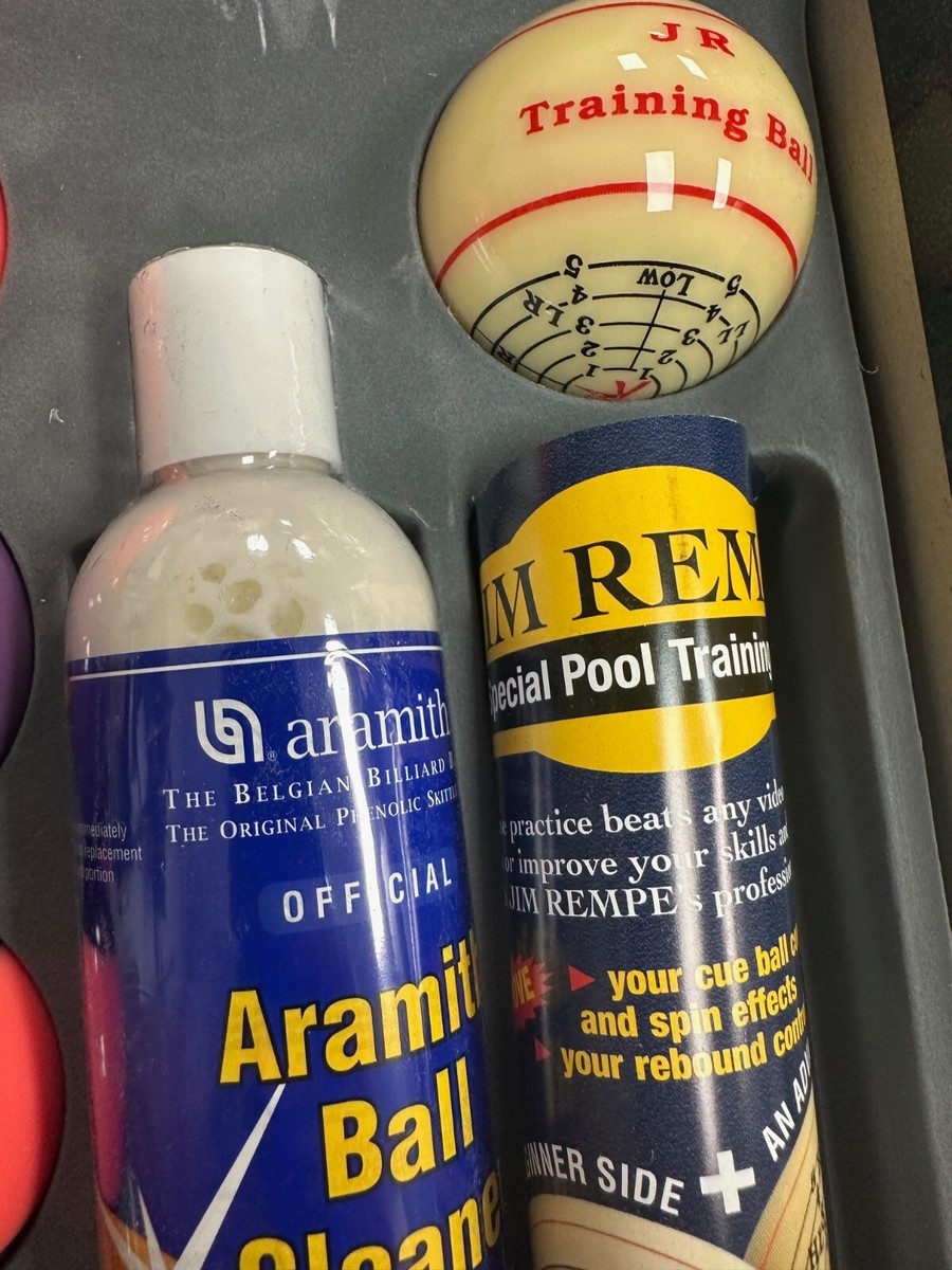 Aramith Turnier Schwarz TV Billardkugel-Set | Poolbälle 2 1/4" Für Bessere Sichtbarkeit Im TV