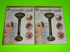 (2x) Wonder Jade Roller Face Massager Face Skin Massager Stone Tool Anti-Aging