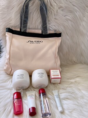 Shiseido Ginza Tokyo 8Pc Giftset Kit 2024 included 2 Fullsize Cream w tote bag.