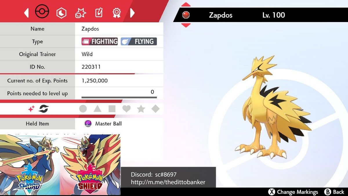 POKEMON SWORD and SHIELD Event ✨SHINY✨ Galarian Zapdos