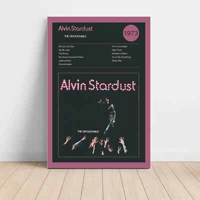 Alvin Stardust   The Untouchable Fine Art Album Poster