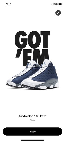 Jordan 13 Retro Flint Size 10 Sold Out 