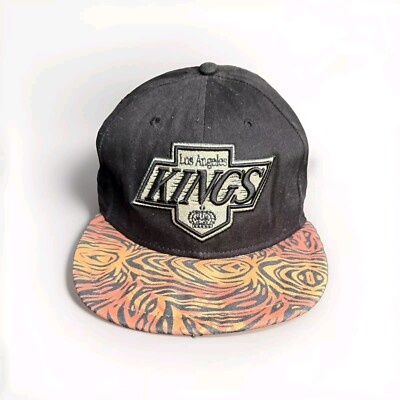 Vintage LA Kings Old Logo NHL New Era Snap Back Mütze Small/Medium